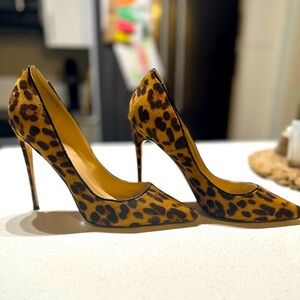 FSJ Size 8.5 Leopard Print Heels